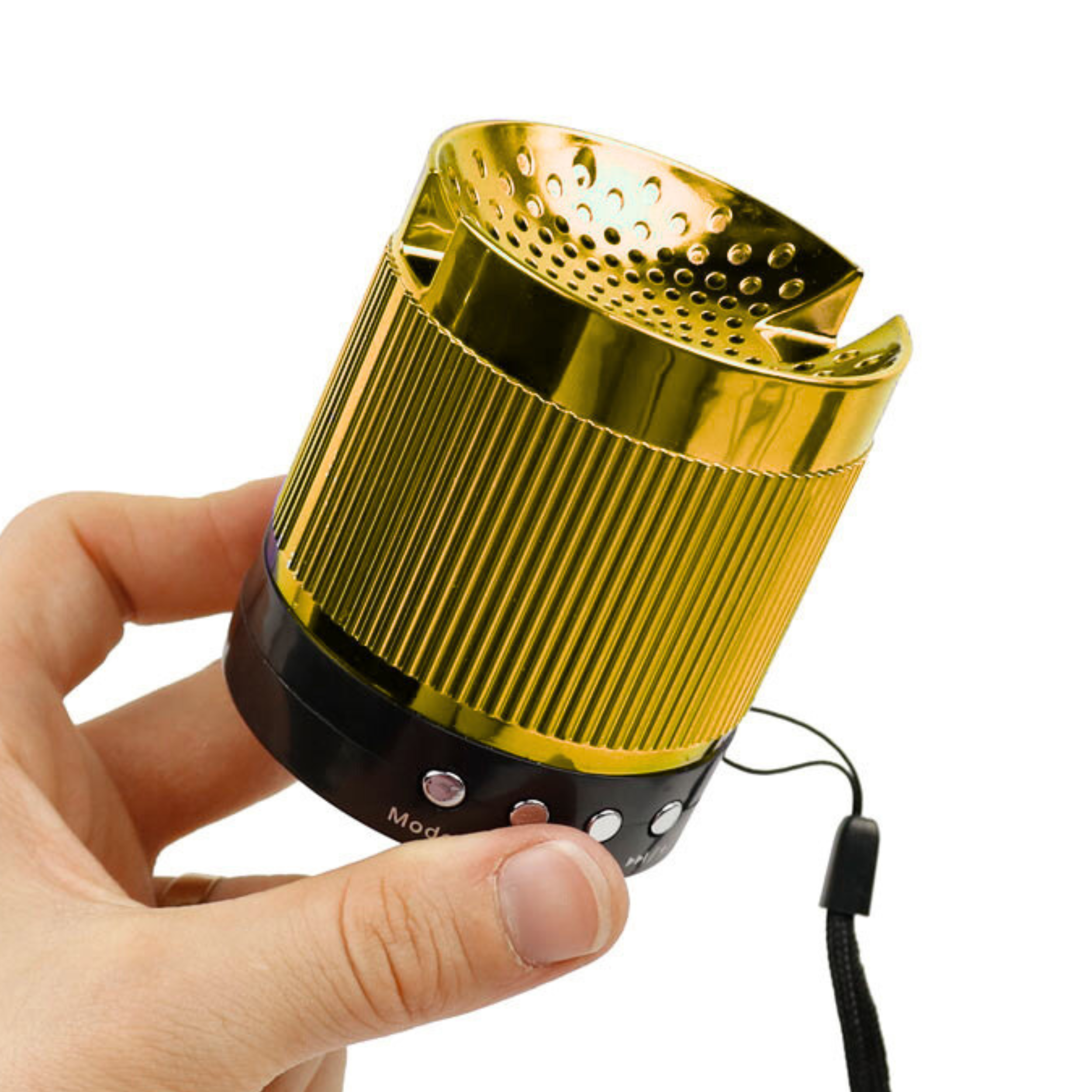 Luxury Gold Portable Rechargeable Bluetooth Speaker